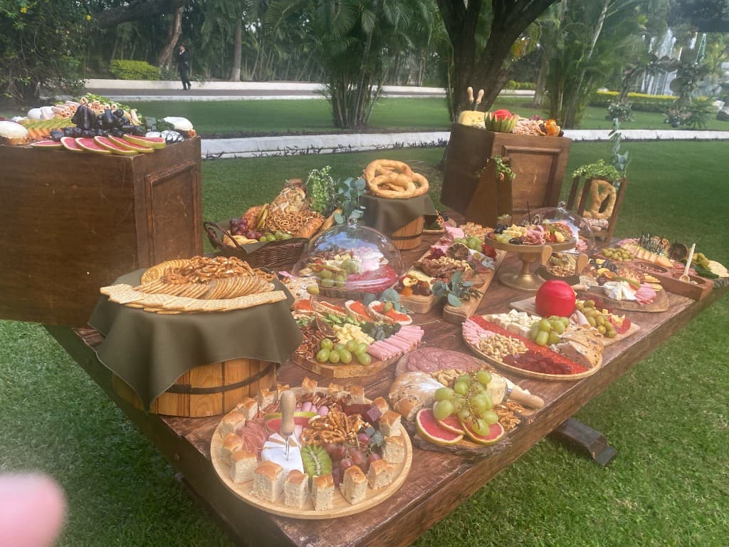 Charcuterie and grazing table